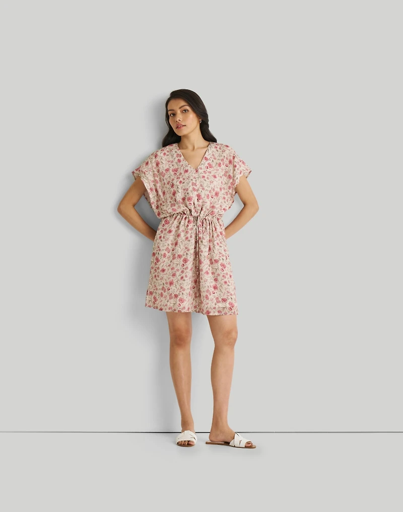 Womens Relaxed Drawstring Dress