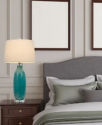 29" Height Glass Lamp Set