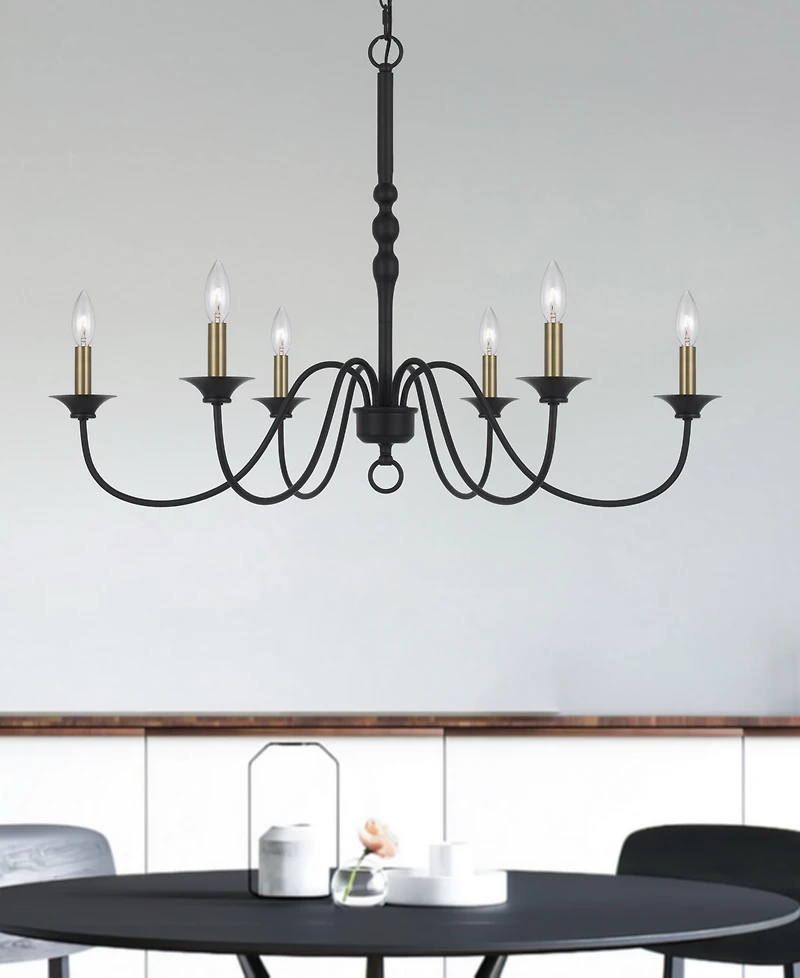 Marino 25" Height Metal Chandelier