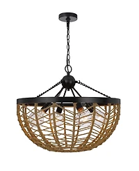 Lillington 4 Light 20.375" Height Metal Pendant