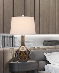 Nivala 29" Height Glass Table Lamp Set
