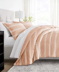 ienjoy Home Ultra Soft Stripe Reversible - Pc. Comforter Set