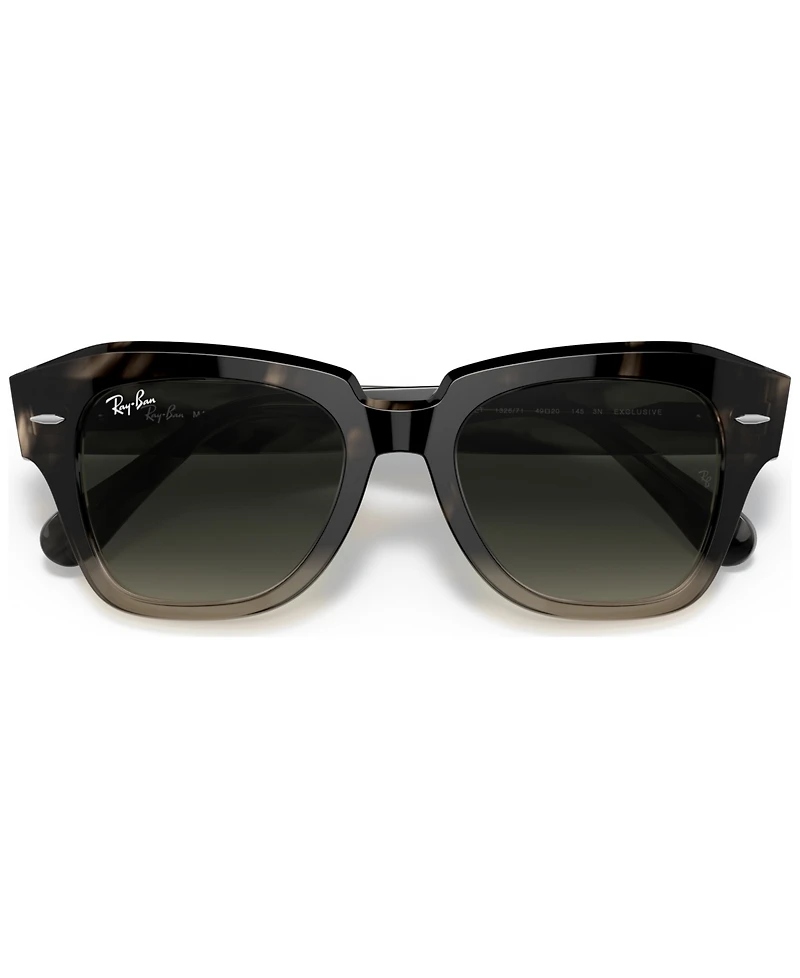 Ray-Ban Unisex State Street Sunglasses, Gradient RB2186