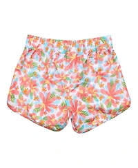 Toddler, Child Girl Hawaiian Luau Sustainable Board Shorts