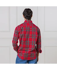 Hope & Henry Men's Organic Long Sleeve Stretch Poplin Button Down Shirt