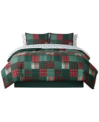 Mytex Holiday Patchwork 8-Pc. Comforter Set, Exclusively at Macy's