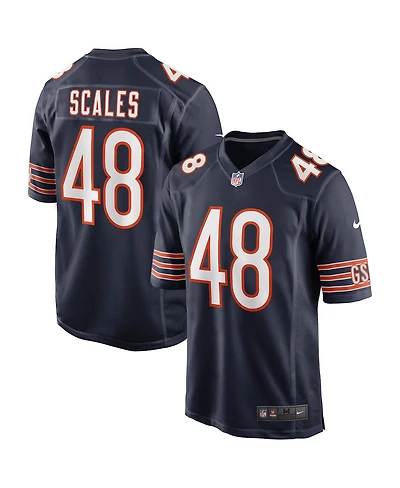 Men's Nike Patrick Scales Navy Chicago Bears Game Jersey