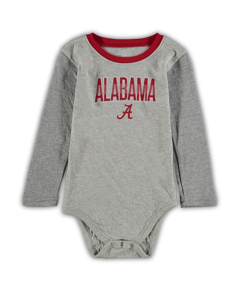 Infant Boys and Girls Wes & Willy Heathered Gray