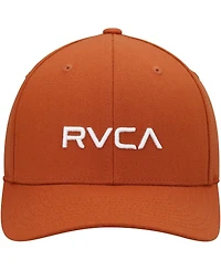 Men's Rvca Orange Flex Fit Hat