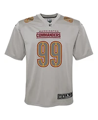 Big Boys Nike Chase Young Gray Washington Commanders Atmosphere Fashion Game Jersey