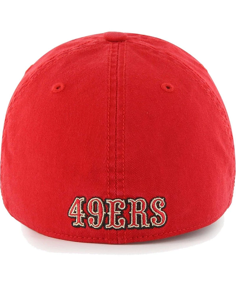 Men's '47 Brand Scarlet San Francisco 49ers Franchise Logo Fitted Hat
