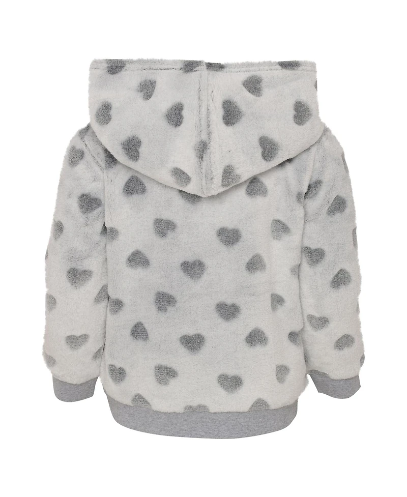 Girls Preschool Gray, Royal Florida Gators Heart to Hoodie and Leggings Set
