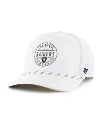 Men's '47 Brand White Las Vegas Raiders Surburbia Hitch Adjustable Hat
