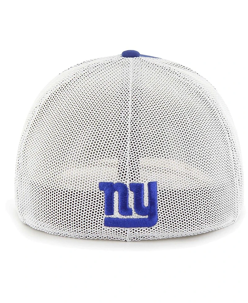 Men's '47 Brand Royal New York Giants Leather Head Flex Hat