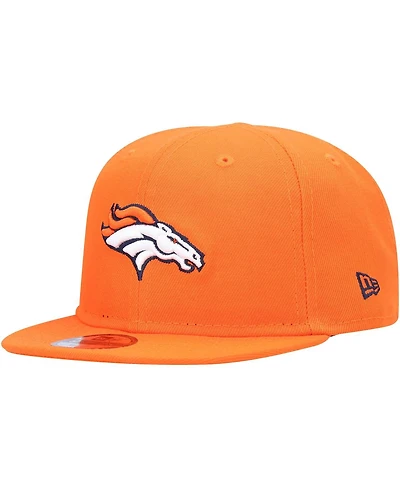 Infant Boys and Girls New Era Orange Denver Broncos My 1st 9FIFTY Snapback Hat