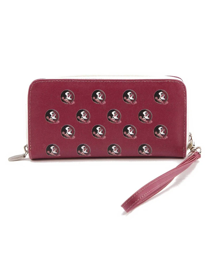 Women's Florida State Seminoles Zip-Around Wristlet Wallet