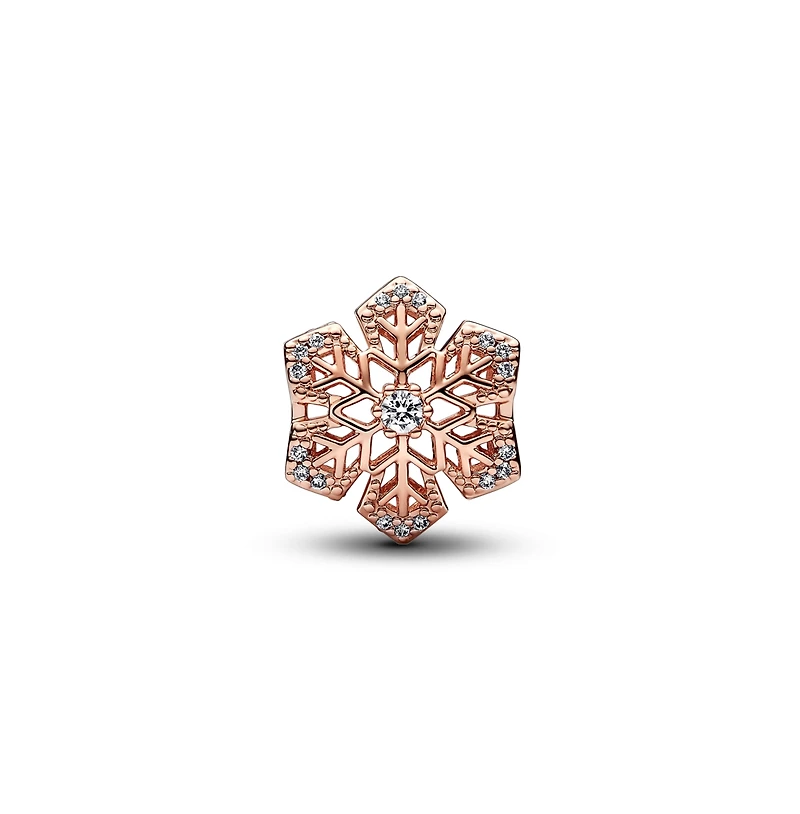Pandora Cubic Zirconia Festive Snowflake Charm