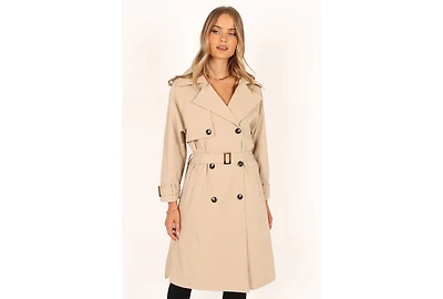 Petal and Pup Women's Trina Button Front Trench Coat