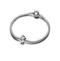 Pandora Cubic Zirconia Skiing Penguin Charm