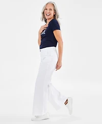 Style & Co Women's High-Rise Wide-Leg Jeans, Created for Macy's