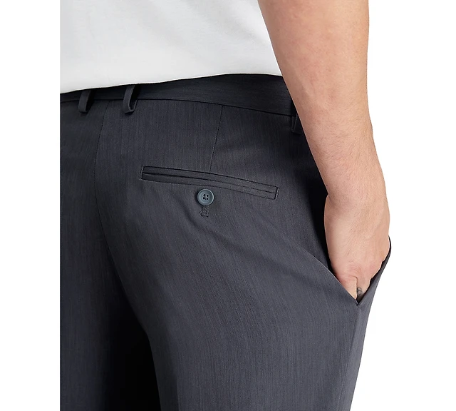 Kenneth Cole Reaction Men Slim-Fit Heather Dress Pants | MainPlace Mall