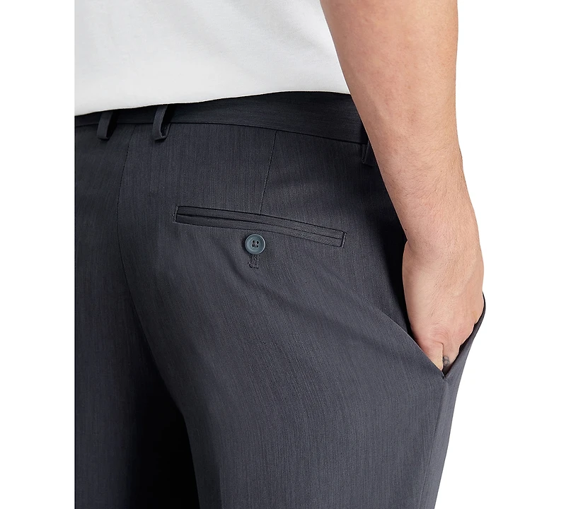 Kenneth Cole Reaction Men Slim-Fit Heather Dress Pants