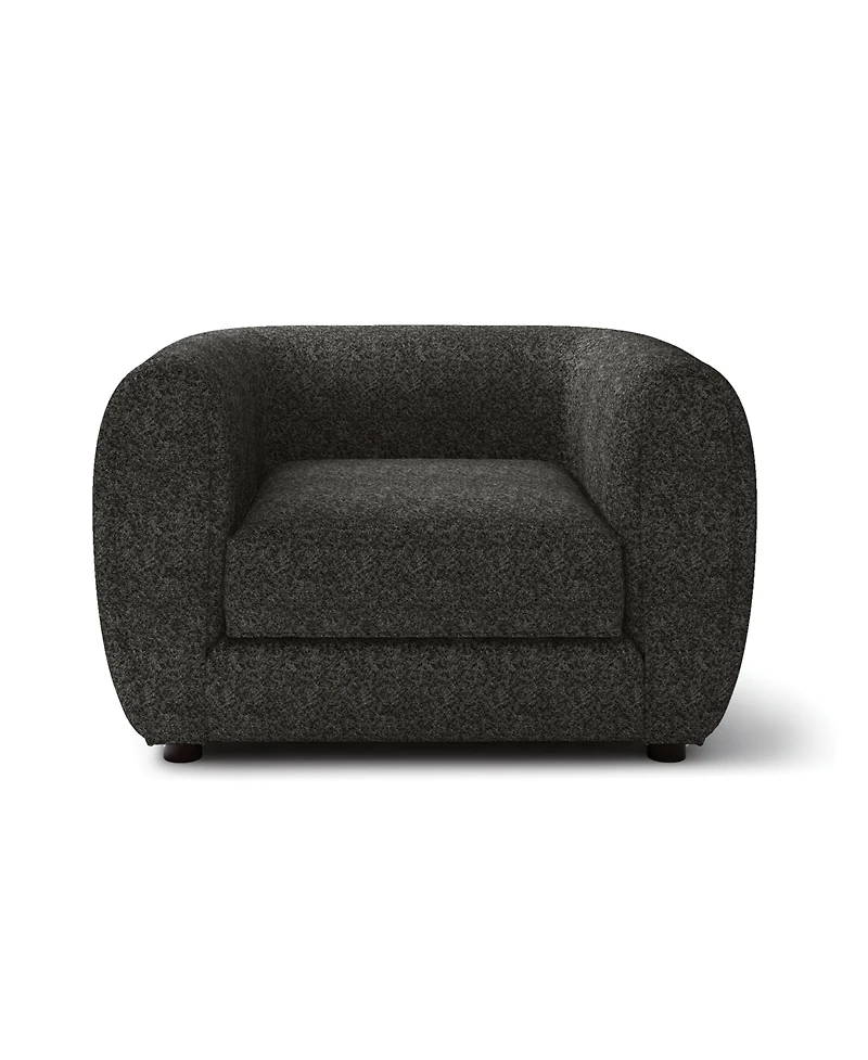 Valerian 45" Boucle Fabric Club Chair