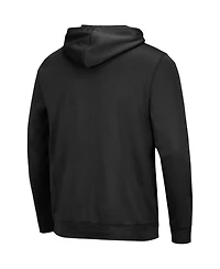 Men's Colosseum Miami University RedHawks Blackout 3.0 Pullover Hoodie