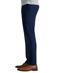 Haggar Men's Premium Comfort Straight-Fit 4-Way Stretch Wrinkle-Free Flat-Front Dress Pants