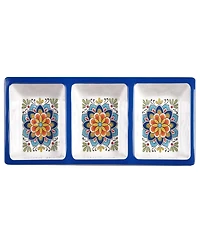 Certified International Portofino Melamine 3-Pc. Hostess Set
