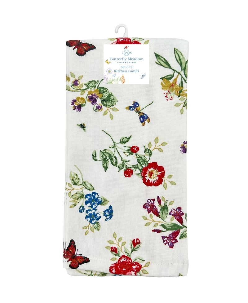 Lenox Butterfly Meadow 2-Pack Kitchen Towels