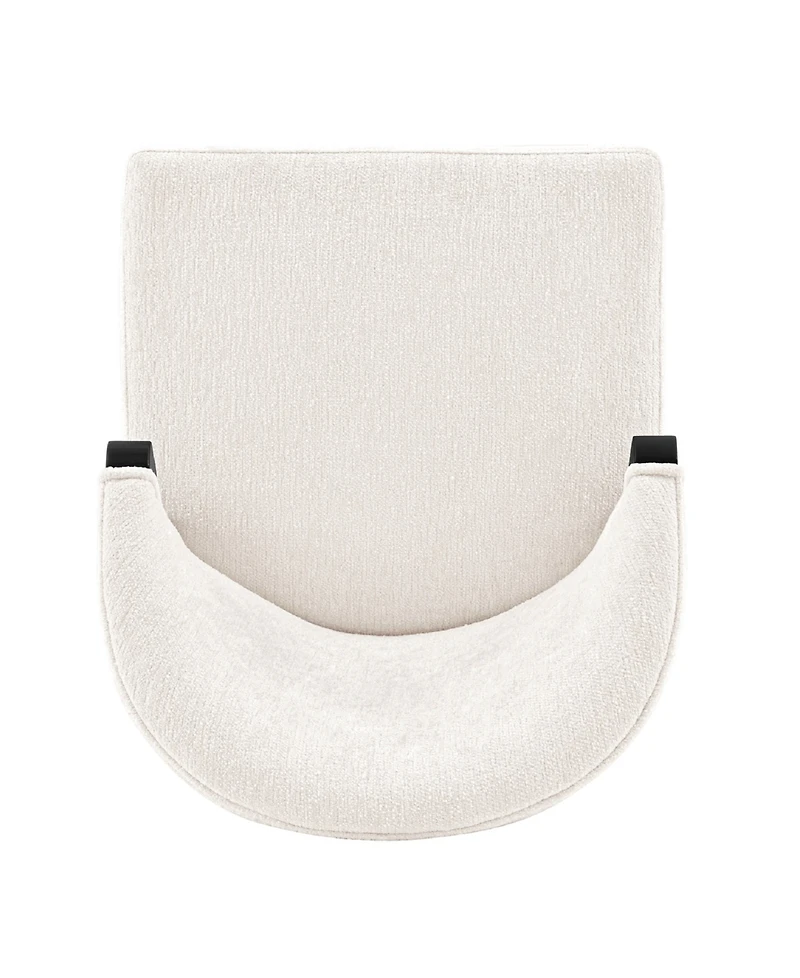 Manhattan Comfort Ola 21.46" Wide Chenille Upholstered Dining Chair