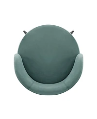 Manhattan Comfort Kaya Pleated Velvet Upholstered Dining Chair