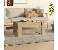 Coffee Table Sonoma Oak 40.2"x21.7"x17.7" Engineered Wood