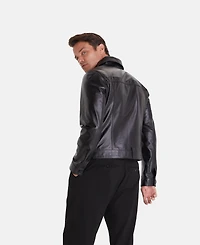 Furniq Uk Men's Fashion Jacket, Nappa Black