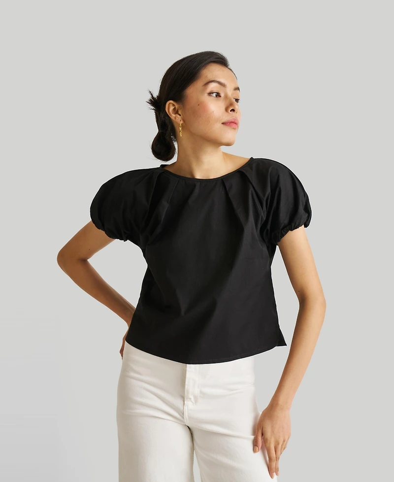Balloon Sleeve Top