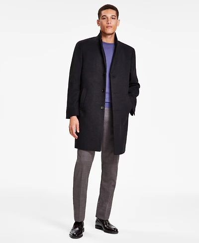 Kenneth Cole Reaction Men's Classic-Fit Solid Overcoats