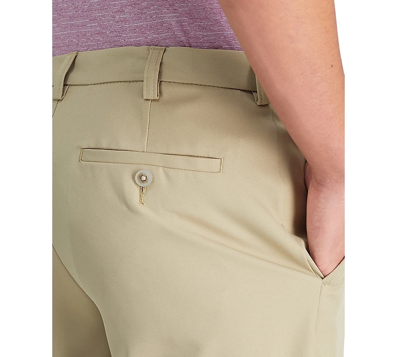 Haggar Men's Cool 18 Pro Flat Front Classic-Fit 9.5" Shorts