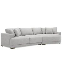 Closeout! Vasher 135" 2-Pc. Fabric Sectional with Cuddler, Created for Macy's