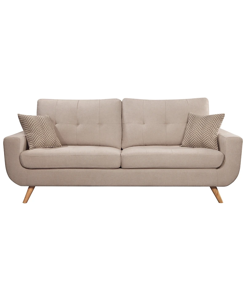 Paige 85.8" Stain-Resistant Fabric Sofa