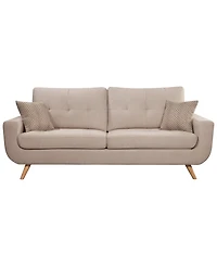Paige 85.8" Stain-Resistant Fabric Sofa