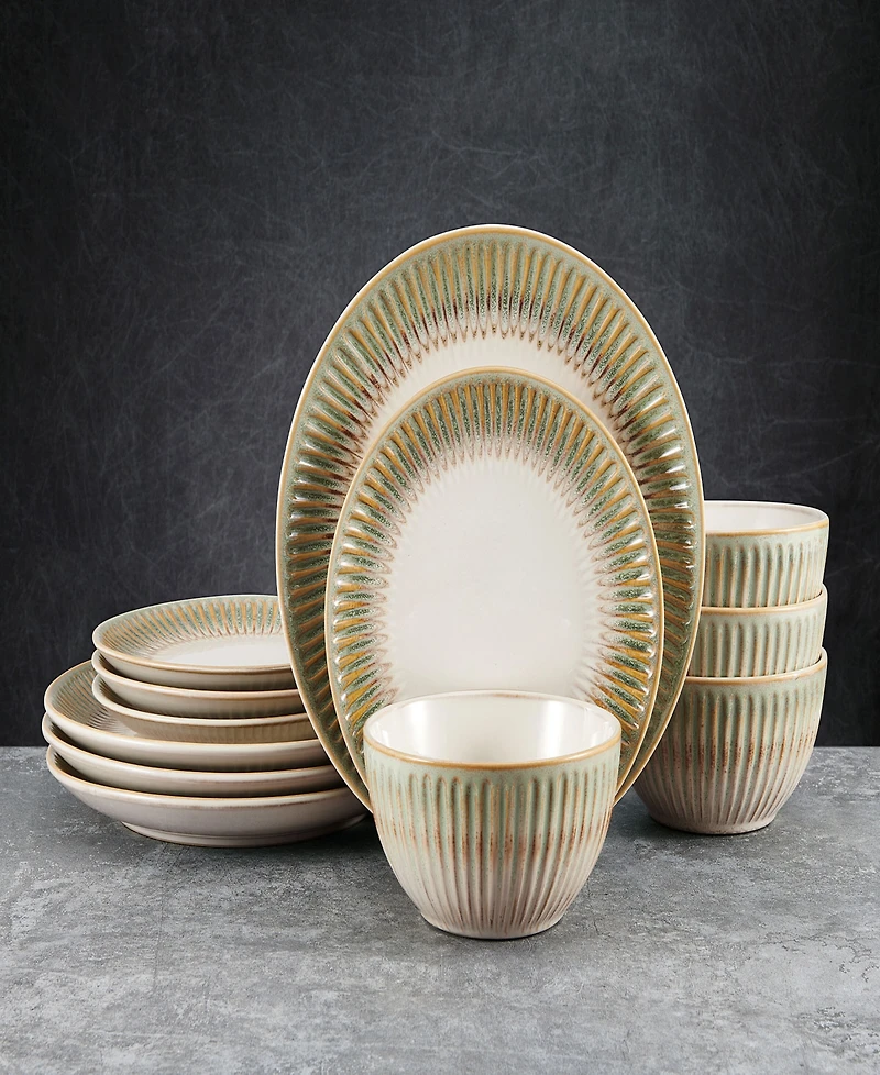 Pfaltzgraff Hensley 12-Pc Dinnerware Set, Service for 4
