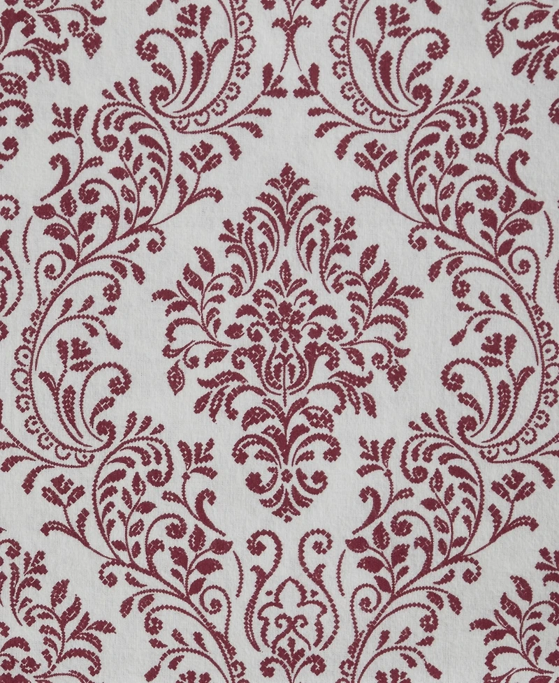 Tahari Home Damask 100% Cotton Flannel 4-Pc. Sheet Set