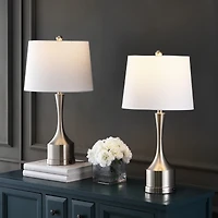 Cooper Classic French Country Iron Led Table Lamp with Usb Charging Port (Set of 2)