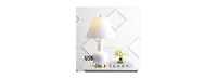Han Ceramic iron Contemporary Usb Charging Led Table Lamp