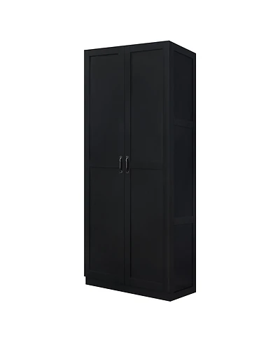 Manhattan Comfort Hopkins 29.6" 4-Shelf Storage Closet