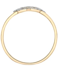 Wrapped Diamond Butterfly Openwork Ring (1/20 ct. t.w.) in 10k Gold, Created for Macy's