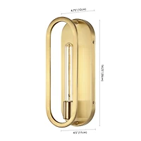 Emilia Modern Bohemian Iron Led Sconce