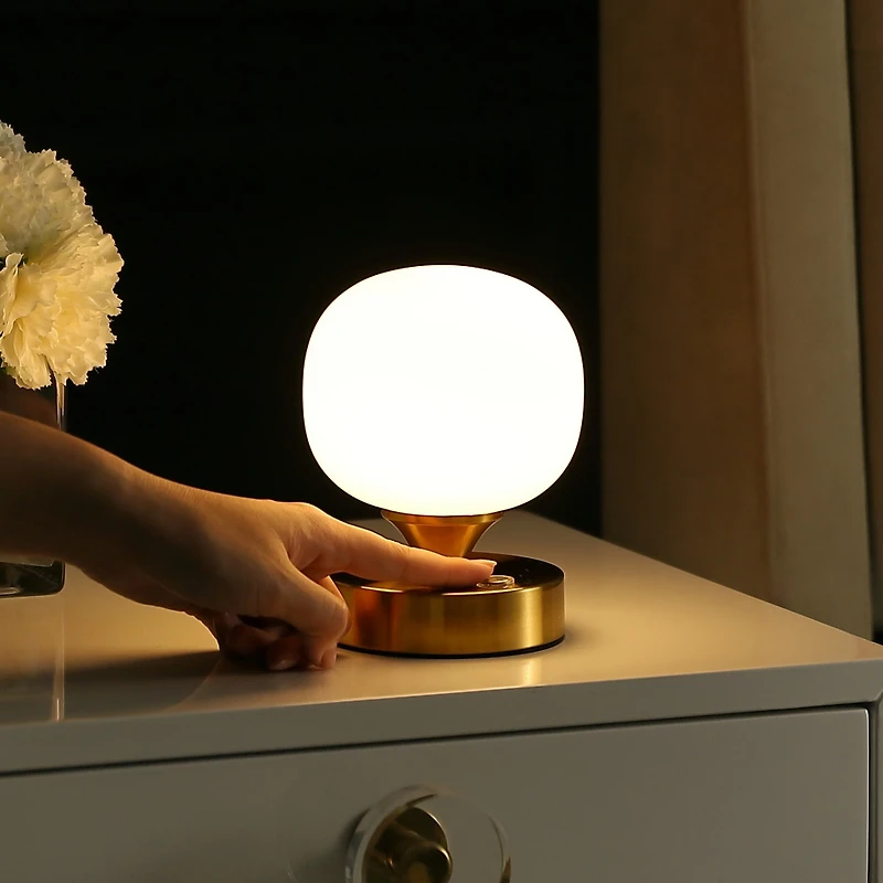 Owen Bohemian Farmhouse Iron Rechargeable Integrated Led Table Lamp