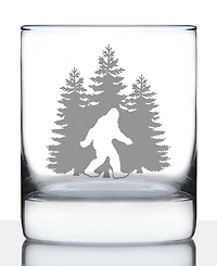Bevvee Bigfoot Sasquatch Gifts Whiskey Rocks Glass, 10 oz